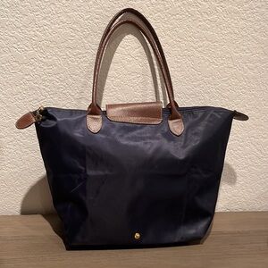 Elegant Navy Blue Shoulder Bag